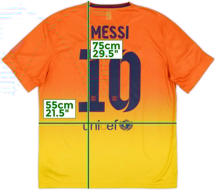 2012-13 Barcelona Away Shirt Messi #10 - 6/10 - (L)