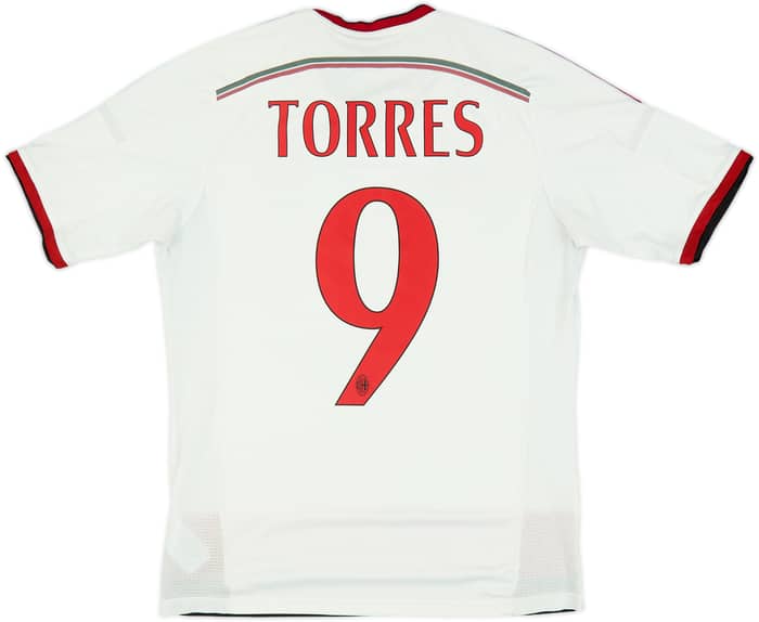 2014-15 AC Milan Away Shirt Torres #9 - 8/10 - (M)