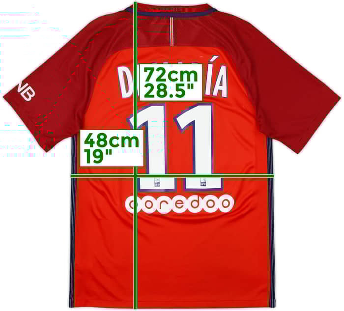 2016-17 Paris Saint-Germain Away Shirt Di Maria #11 - 8/10 - (S)