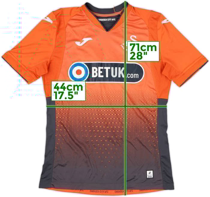 2018-19 Swansea City Away Shirt Roberts #23 - 6/10 - (S)