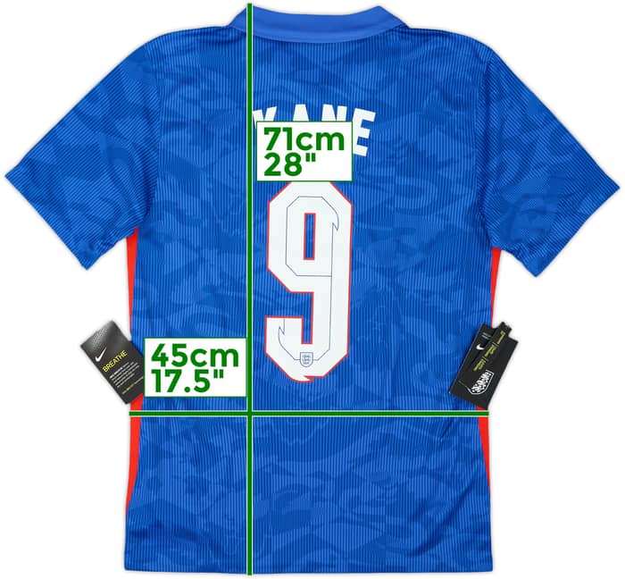 2020-21 England Away Shirt Kane #9 (S)