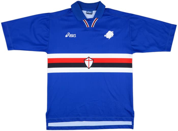 1996-97 Sampdoria Home Shirt Veron #20 - 8/10 - (L)