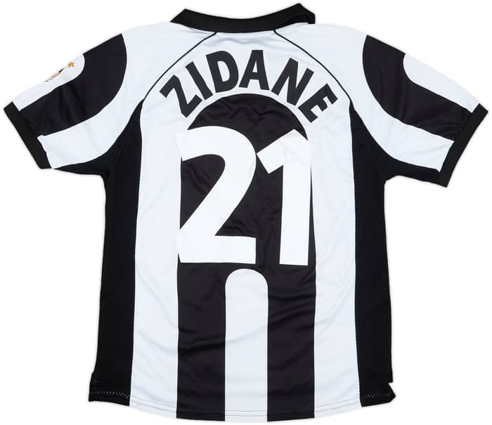 1997-98 Juventus Centenary Home Shirt Zidane #21 - 7/10 - (M)