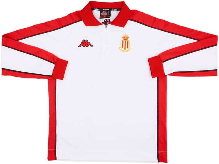 2000-01 Monaco Kappa 1/4 Zip L/S Training Shirt - 7/10 - (L)
