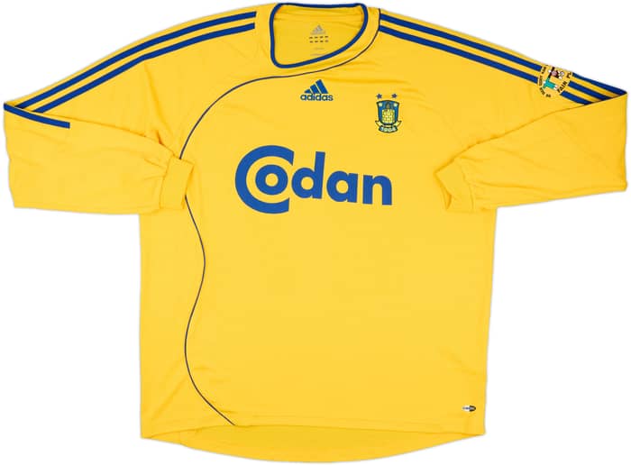 2006-08 Brondby Match Issue Home L/S Shirt #27