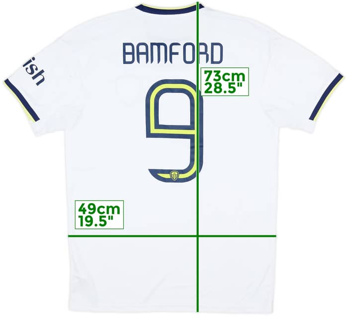 2022-23 Leeds United Home Shirt Bamford #9 - 7/10 - (M)
