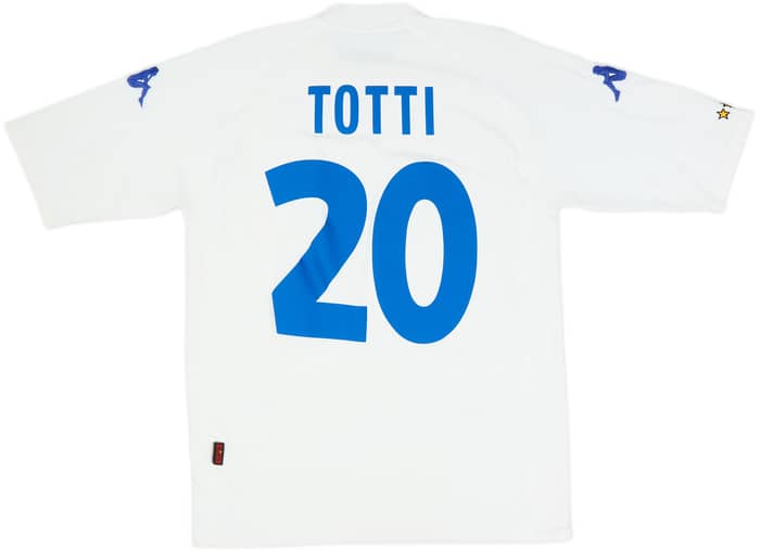 2000-01 Italy Away Shirt Totti #20 - 9/10 - (XL)