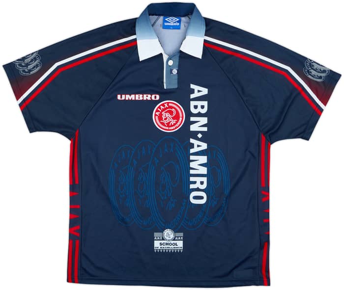 1997-98 Ajax Away Shirt F.De Boer #4 - 10/10 - (XL)