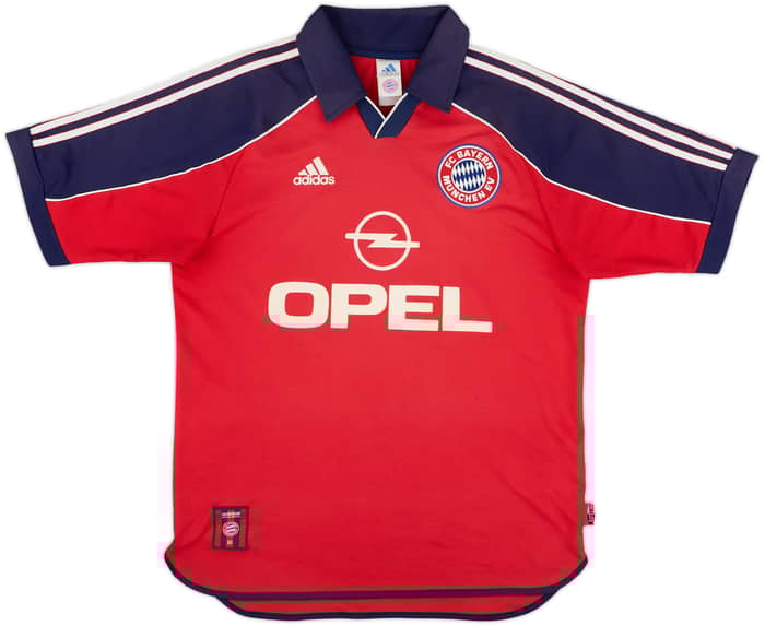 1999-01 Bayern Munich Home Shirt Elber #9 - 7/10 - (S)