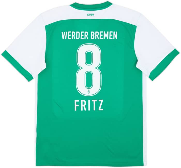2015-16 Werder Bremen Home Shirt Fritz #8 - 8/10 - (M)
