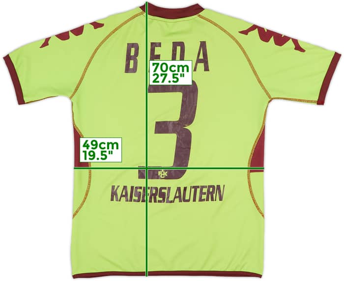 2006-07 Kaiserslautern Away Shirt Beda #3 - 5/10 - (L)