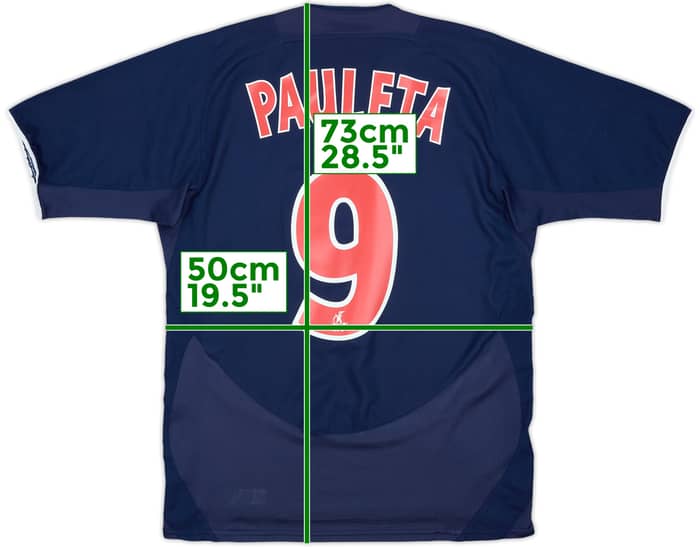 2003-04 Paris Saint-Germain Home Shirt Pauleta #9 - 6/10 - (S)