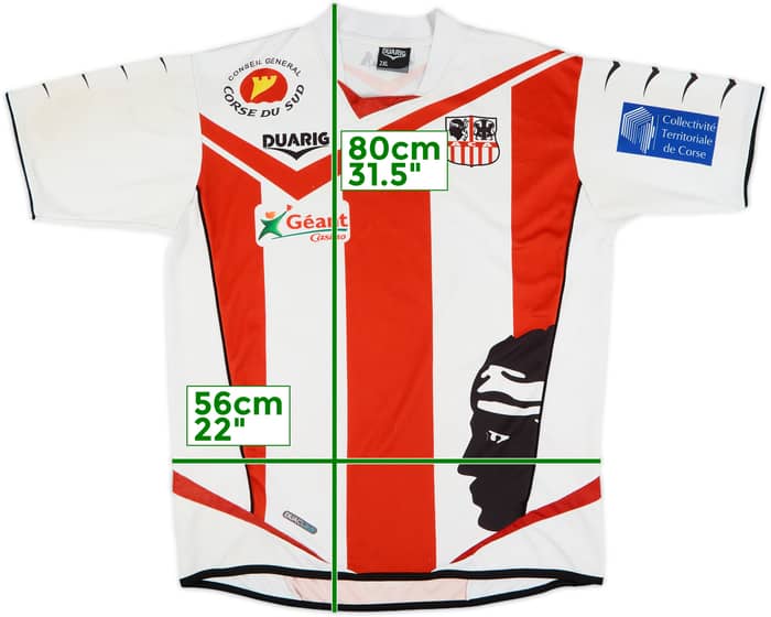 2009-10 Ajaccio Home Shirt - 7/10 - (XXL)