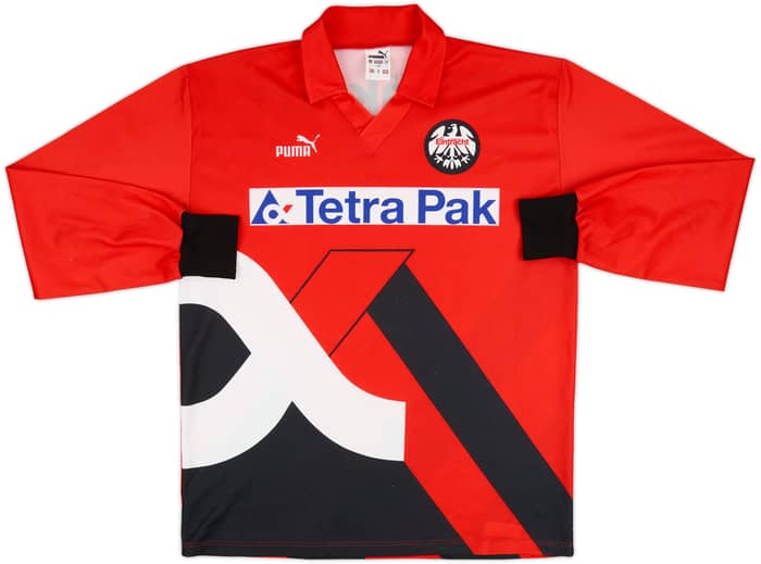 1993-94 Eintracht Frankfurt Home L/S Shirt - 8/10 - (L)