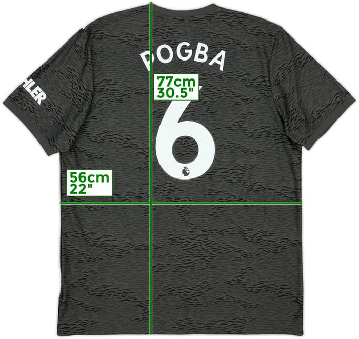 2020-21 Manchester United Away Shirt Pogba #6 - 9/10 - (XL)