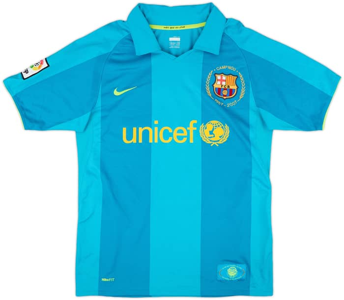 2007-09 Barcelona Away Shirt Ronaldinho #10 - 8/10 - (S)