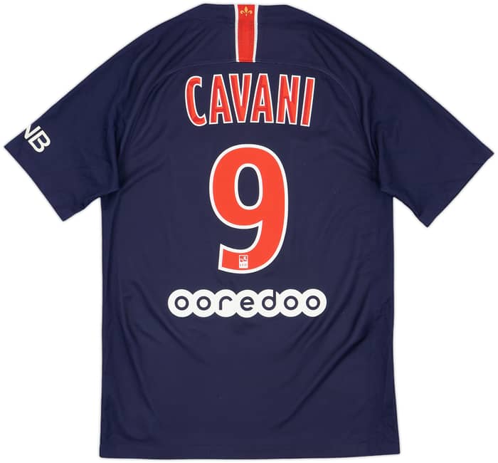 2018-19 Paris Saint-Germain Home Shirt Cavani #9 - 8/10 - (S)