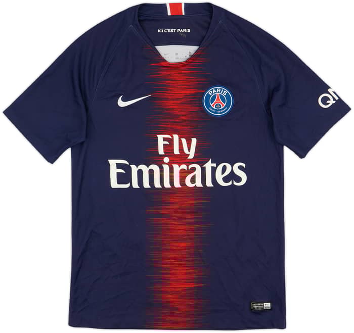 2018-19 Paris Saint-Germain Home Shirt Cavani #9 - 8/10 - (S)