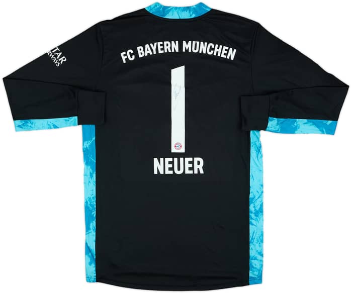 2020-21 Bayern Munich Signed GK Shirt Neuer #1 - 9/10 - (L)