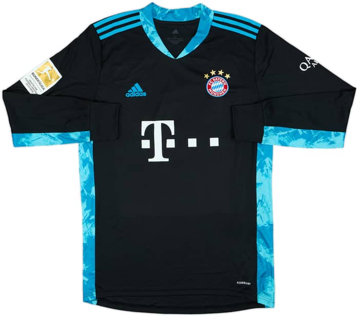 2020-21 Bayern Munich Signed GK Shirt Neuer #1 - 9/10 - (L)