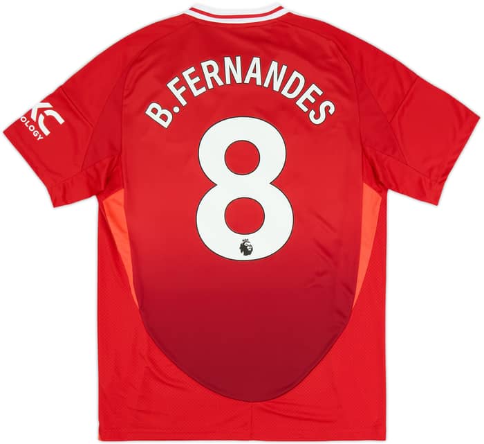 2024-25 Manchester United Home Shirt B.Fernandes #8 (L)