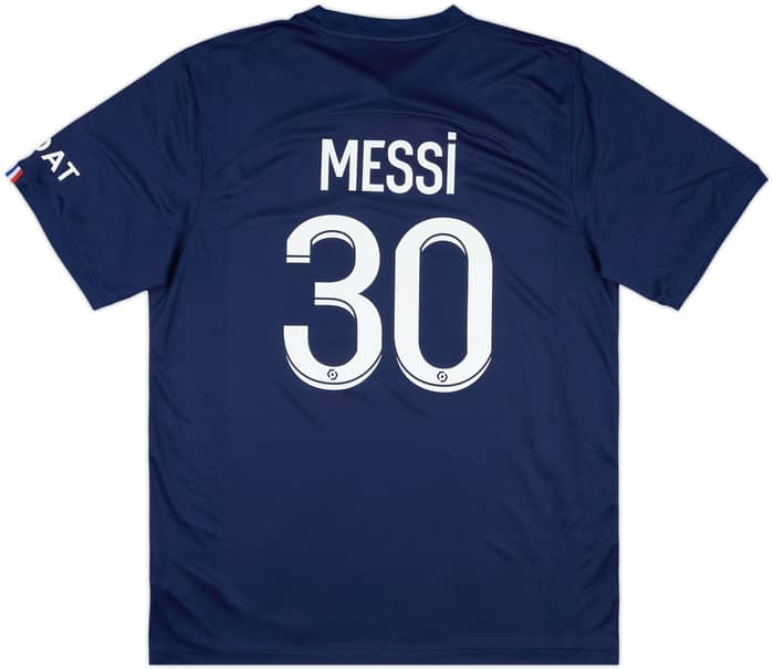 2022-23 Paris Saint-Germain Home Shirt Messi #30 - 10/10 - (XXL)