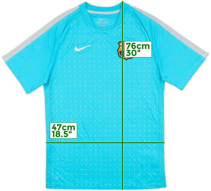 2011-12 Barcelona Nike Training Shirt - 9/10 - (S)
