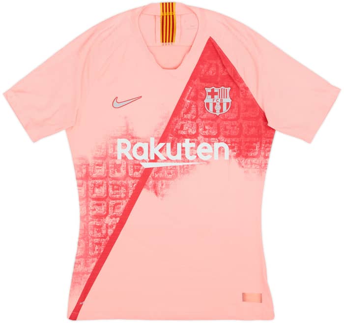 2018-19 Barcelona Authentic Third Shirt Messi #10 - 7/10 - (M)