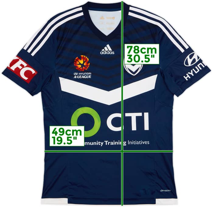 2015-16 Melbourne Victory Home Shirt - 8/10 - (M)