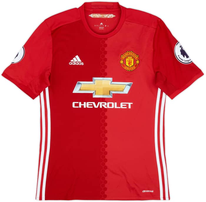 2016-17 Manchester United Home Shirt Pogba #6 - 6/10 - (S)