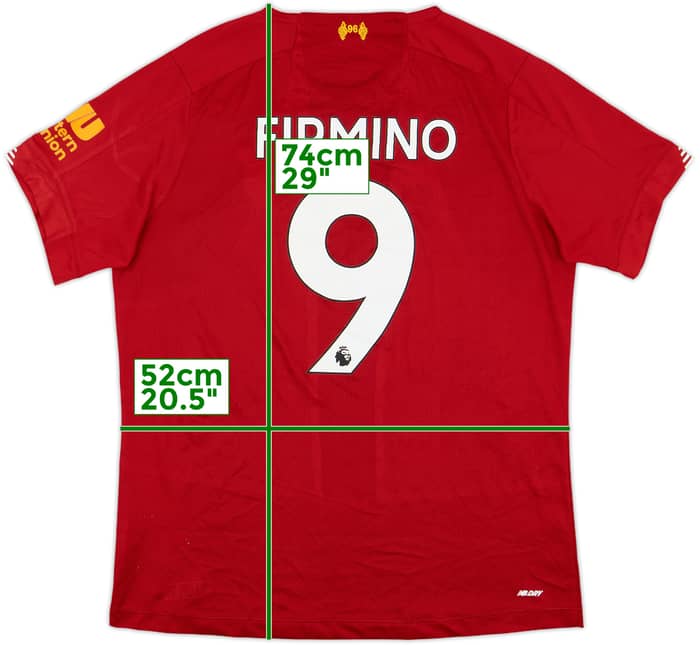 2019-20 Liverpool Home Shirt Firmino #9 - 9/10 - (M)