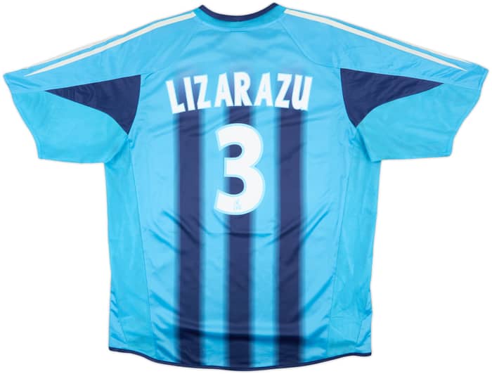 2004-05 Olympique Marseille Away Shirt Lizarazu #3 - 8/10 - (XL)