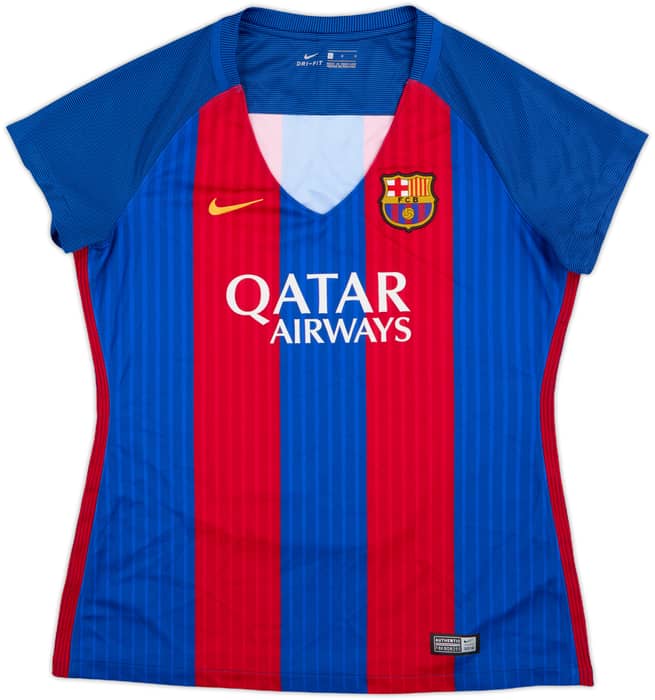 2016-17 Barcelona Home Shirt - 9/10 - (Women's L)