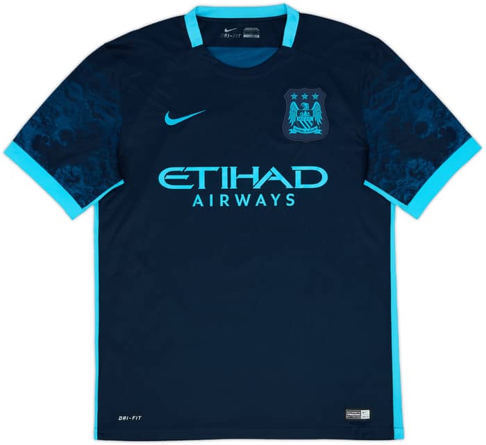2015-16 Manchester City Away Shirt De Bruyne #17 - 8/10 - (M)