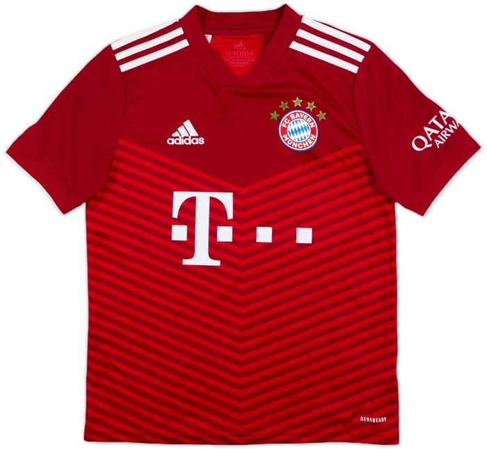 2021-22 Bayern Munich Home Shirt - 5/10 - (L.Boys)