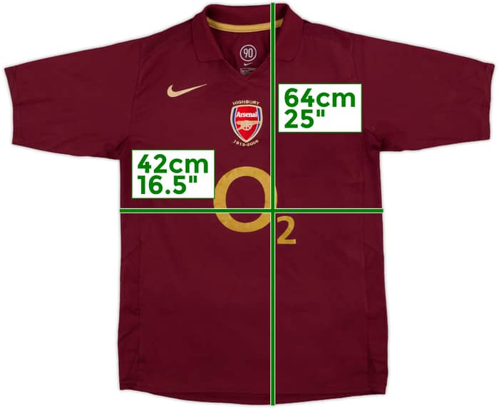 2005-06 Arsenal Home Shirt - 8/10 - (L.Boys)