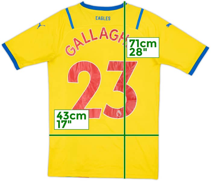2021-22 Crystal Palace Away Shirt Gallagher #23 - 8/10 - (S)