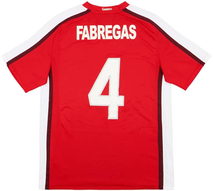 2008-10 Arsenal Home Shirt Fabregas #4 - 8/10 - (M)