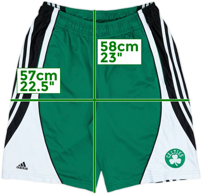 2010-11 Boston Celtics adidas Training Shorts - 9/10 - (M)