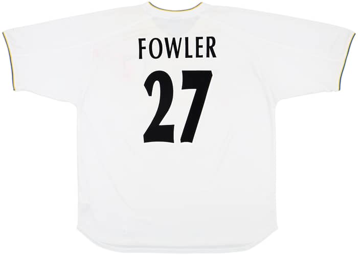 2000-02 Leeds United Home Shirt Fowler #27 - 6/10 - (XXL)