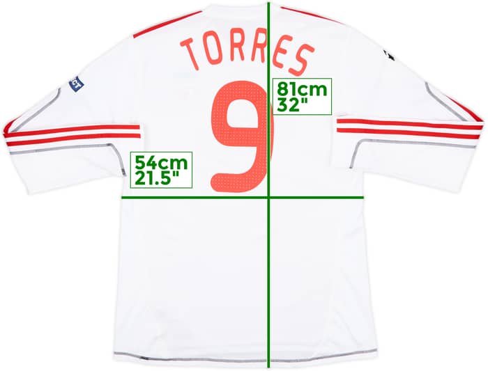 2009-10 Liverpool Third L/S Shirt Torres #9 - 7/10 - (XL)