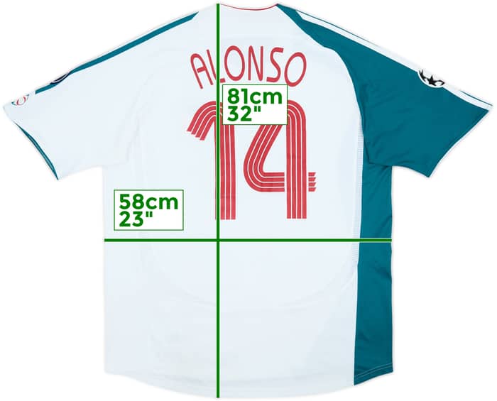 2006-07 Liverpool Third Shirt Alonso #14 - 6/10 - (M)