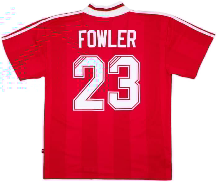 1995-96 Liverpool Home Shirt Fowler #23 - 8/10 - (XL)