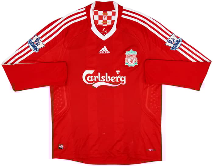 2008-10 Liverpool Home L/S Shirt Torres #9 - 6/10 - (L)