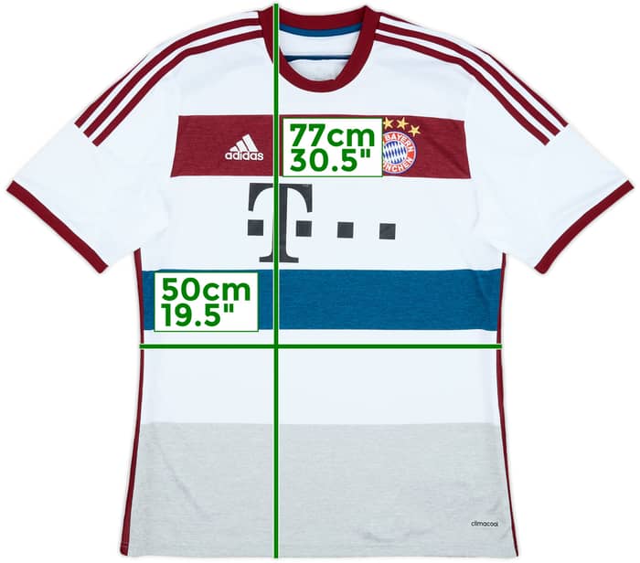 2014-15 Bayern Munich Away Shirt Ribery #7 - 8/10 - (L)