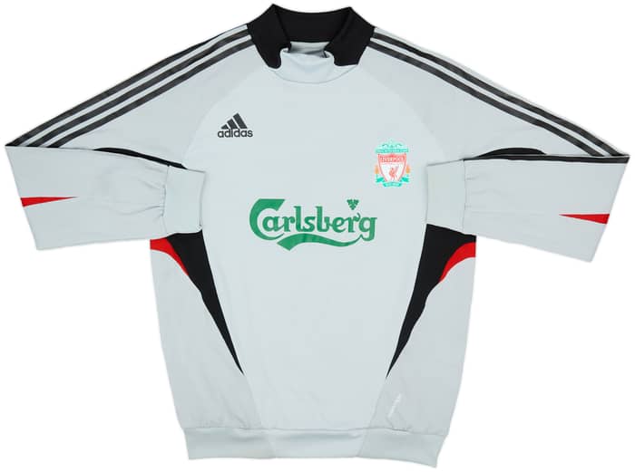 2008-09 Liverpool adidas Drill Top - 8/10 - (L)