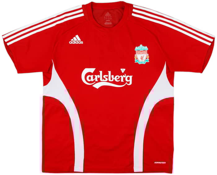 2008-09 Liverpool adidas Formotion Training Shirt - 8/10 - (L)