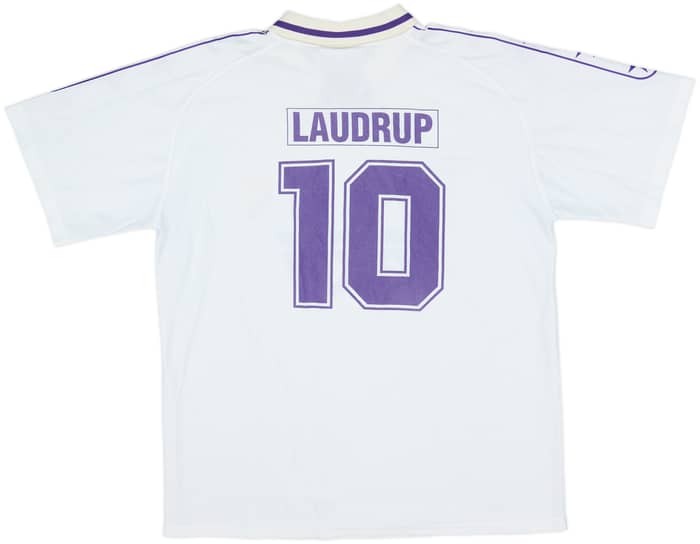 1994-96 Real Madrid Taquy Home Shirt Laudrup #10 - 8/10 - (L)