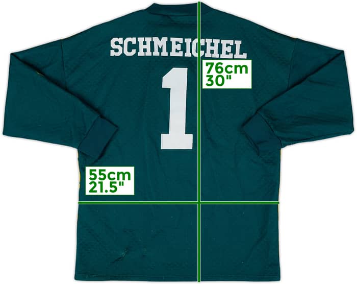 1994-97 Manchester United GK Shirt Schmeichel #1 - 7/10 - (M)