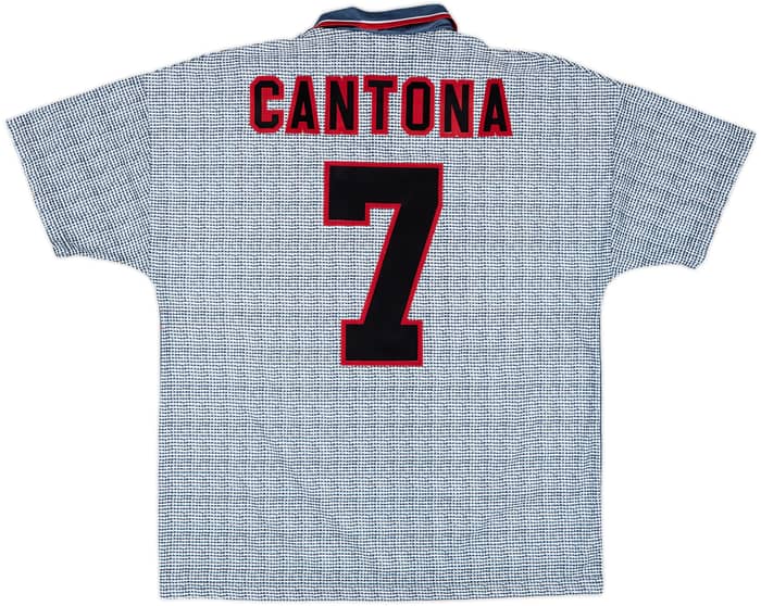 1995-96 Manchester United Away Shirt Cantona #7 - 9/10 - (XL)